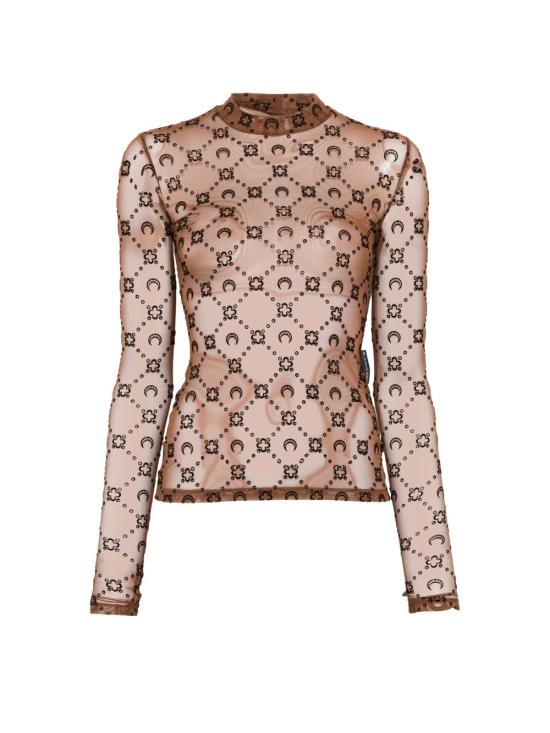 26FW 마린세르 긴팔 티셔츠 WTO388A CJER0005BR32 MARRONE