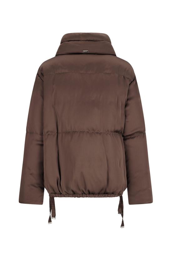 26FW 에르노 하이넥 새틴 숏 다운 자켓 PI00186DR12912 - HERNO