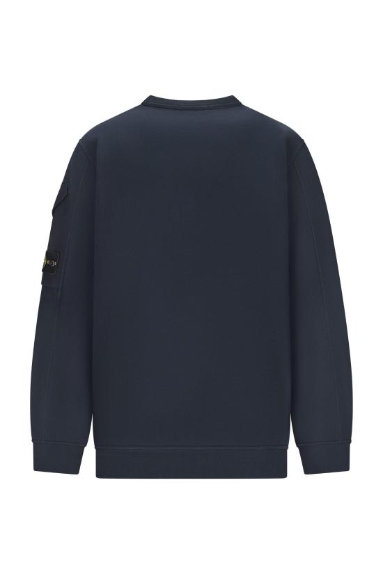 26FW 스톤 아일랜드 브러시드 코튼 슬리브 포켓 스웨트셔츠 6100015S0A20 - STONE ISLAND