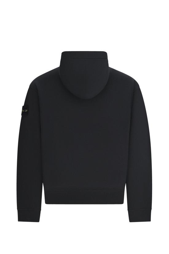 26FW 스톤 아일랜드 브러쉬드 오가닉 코튼 플리스 오버사이즈 핏 집업 후드 파우치 포켓 스웨트셔츠 6100023S0A20 - STONE ISLAND