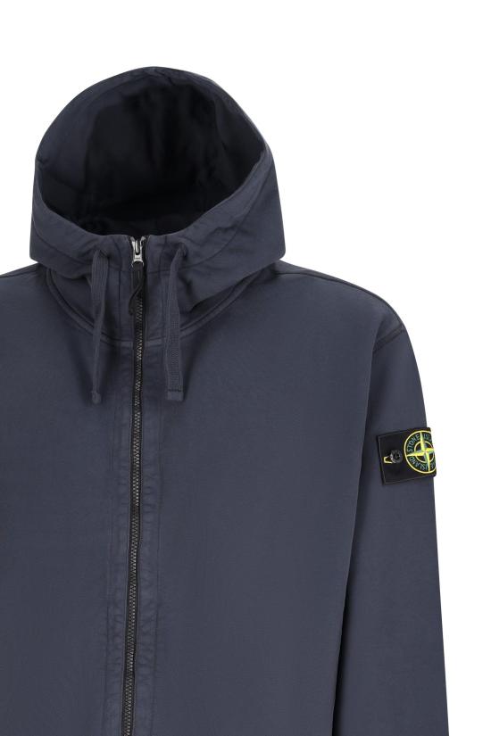 26FW 스톤 아일랜드 오가닉 코튼 플리스 후드집업 6100009S0051 - STONE ISLAND