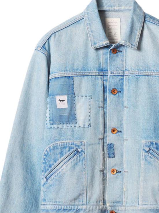 26FW 메종키츠네 수트 자켓 990011 P410 LIGHT BLUE - MAISON KITSUNE