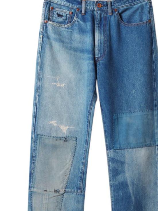 26FW 메종키츠네 데님 팬츠 990010 P410 LIGHT BLUE - MAISON KITSUNE
