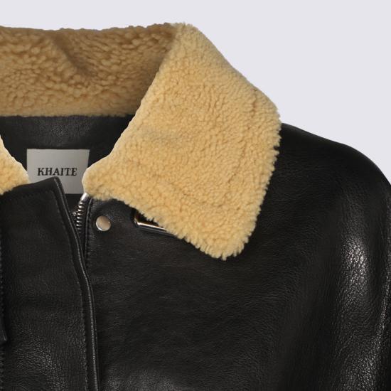 26FW 케이트 가죽 자켓 60751036 200 BLACK - KHAITE