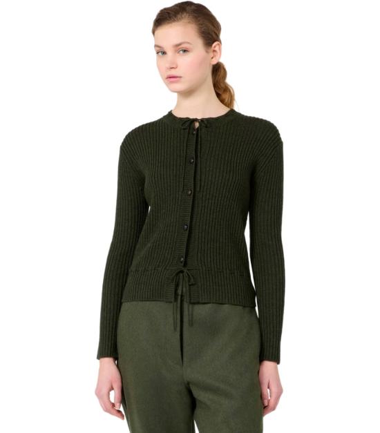 26FW 위켄드막스마라 가디건 2625346016600 001 S Green - WEEKEND MAX MARA