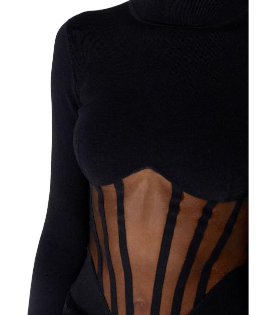 26FW 엘리자베타프랜치 탑 BK05S67E2 110 40 Black - ELISABETTA FRANCHI