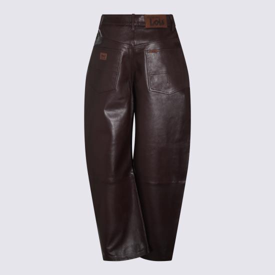 26FW 로이스 팬츠 3578 8086BROWN LEATHER - LOIS