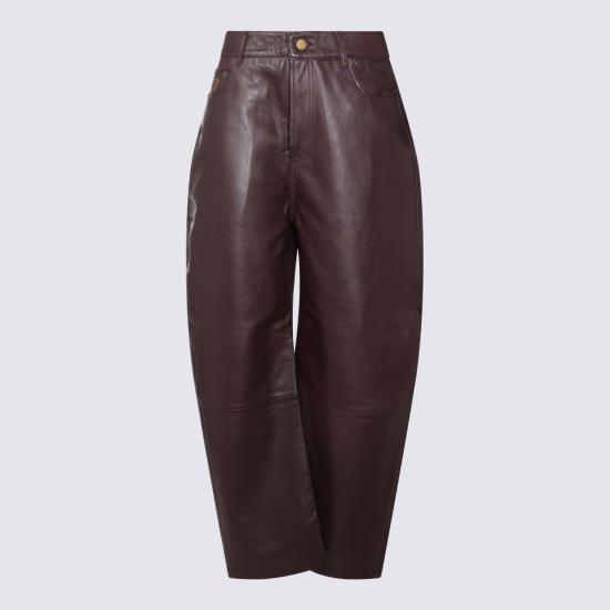 26FW 로이스 팬츠 3578 8086BROWN LEATHER