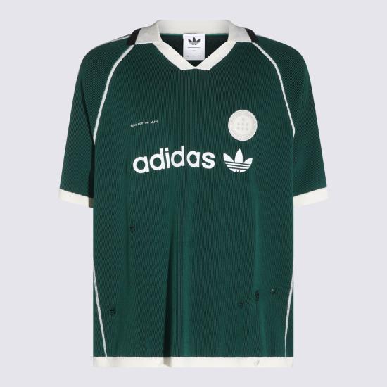 26FW 아디다스 X 송 포 더 뮤트 폴로 티셔츠 LF5253 GREEN BLACK COLLEGIATE GREEN BLACK