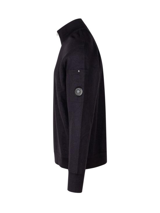 26FW 씨피 컴퍼니 폴로 티셔츠 21CMKN224A110468A 888 TOTAL ECLIPSE - C.P. COMPANY
