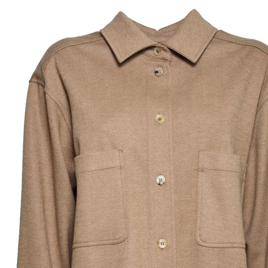 26FW 막스마라 LADINO 카멜 헤링봉 셔츠 자켓 2621916062600 001 CAMMELLO - MAX MARA