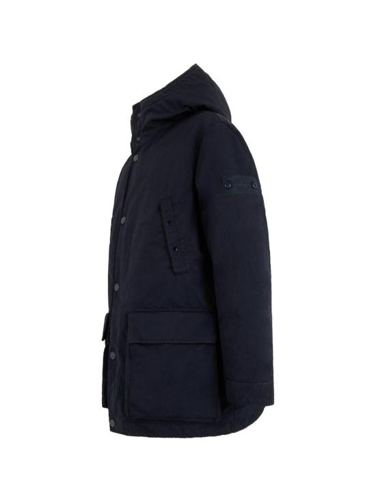 26FW 스톤 아일랜드 다비드-TC S.I. 고스트 쇼트 다운 파카 L2S154100062S0F27V0020 BLACK - STONE ISLAND