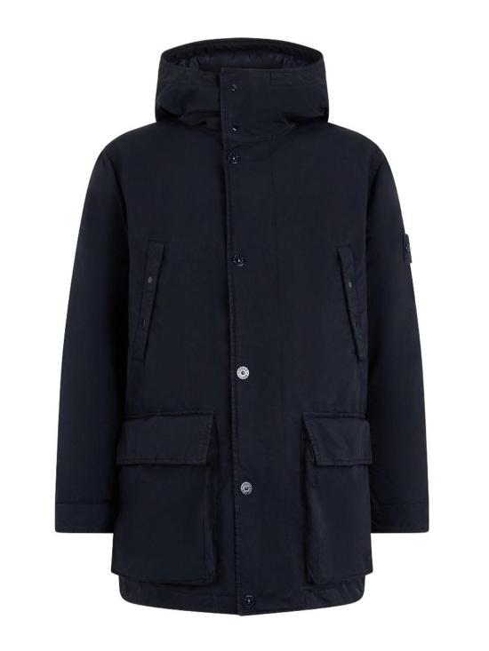 26FW 스톤 아일랜드 다비드-TC S.I. 고스트 쇼트 다운 파카 L2S154100062S0F27V0020 BLACK