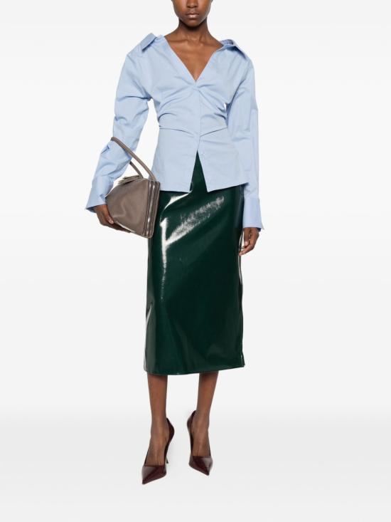 26FW 더프랭키샵 미디 스커트 SKFS23084400 GREEN VERDE - THE FRANKIE SHOP