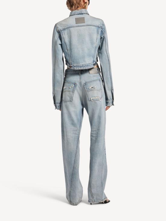 26FW 발렌시아가 트위스티드 심 진 A001OT TBP484020 DENIM BLUE - BALENCIAGA