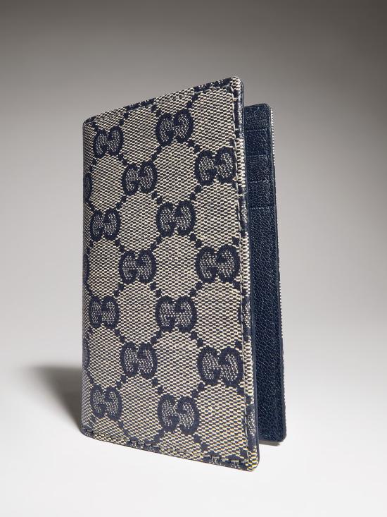 26FW 구찌 GG 캔버스 카드 지갑 876421FAF8A 8742 BLU - GUCCI