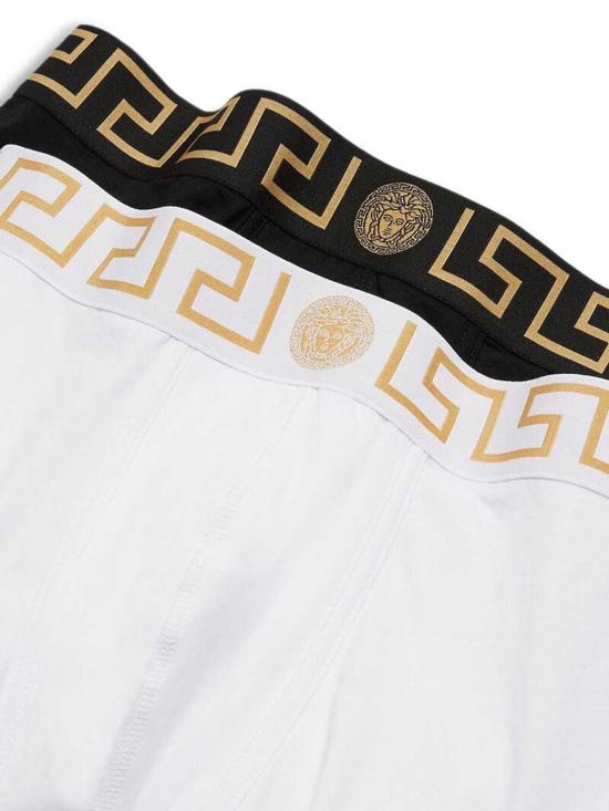 26FW 베르사체 언더웨어 AU101811A18907 A83K NERO BIANCO ORO - VERSACE