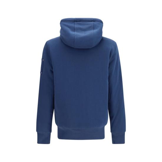 26FW 무스너클 후드 티셔츠 MOM32MS6002017BB BLUE - MOOSE KNUCKLES