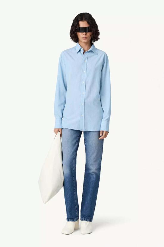 마르지엘라 탑 메종  타이백 셔츠 - MAISON MARGIELA