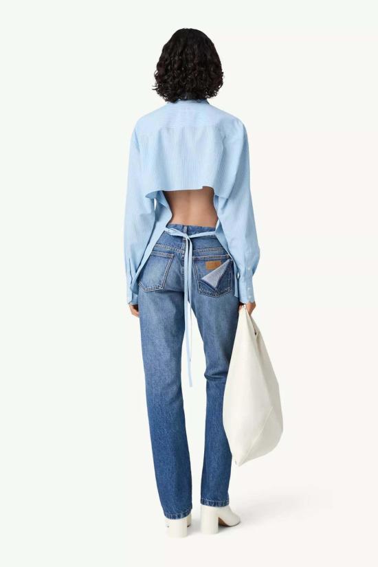  마르지엘라 탑 메종  타이백 셔츠 - MAISON MARGIELA
