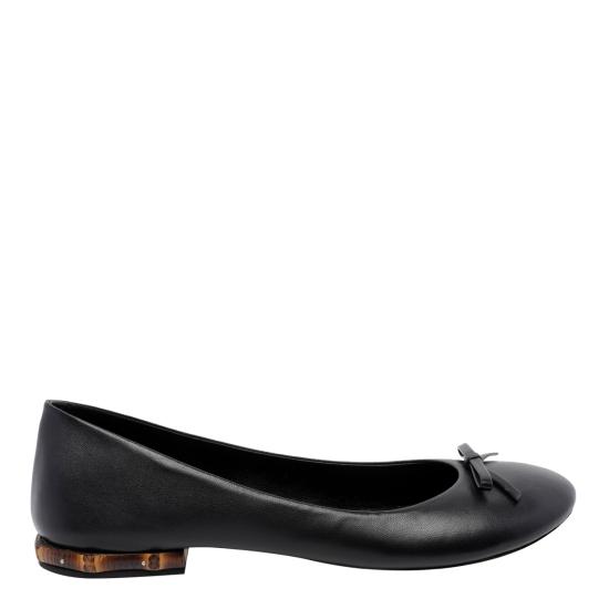 26FW 구찌 밤부 발레리나 플랫 슈즈 A0065Z AAHBR1000 BLACK