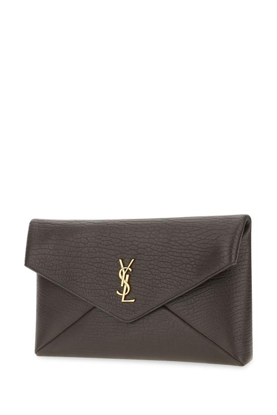 26FW 생로랑 카산드라 라지 엔벨로프 파우치 769307AACYT 2050 CHOCOLAT NOIR - SAINT LAURENT