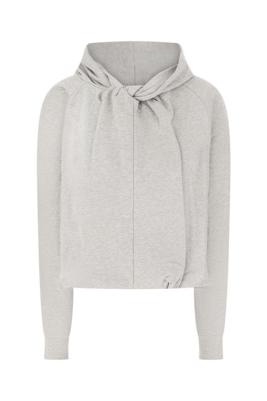 26FW 드리스 반 노튼 후드 티셔츠 2620111354612 813 GREY MELANGE