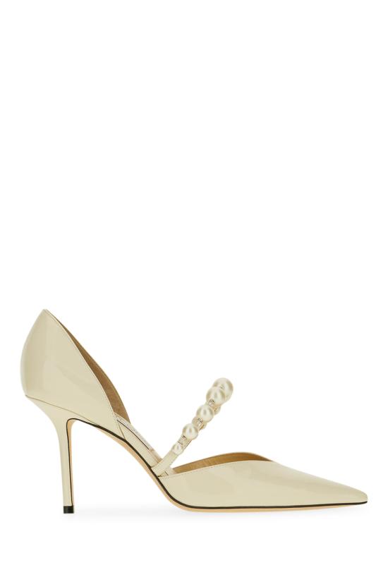 26FW 지미추 드레스 슈즈 AURELIE85XKM LATTE WHITE