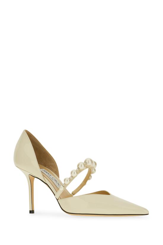 26FW 지미추 드레스 슈즈 AURELIE85XKM LATTE WHITE - JIMMY CHOO