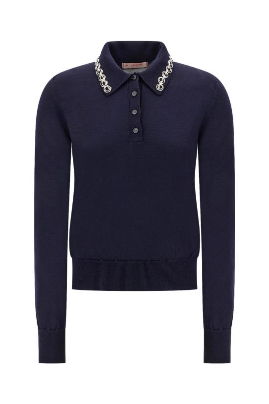 26FW 아이스 비 아이스버그 폴로 티셔츠 A0137010 6689 Blue