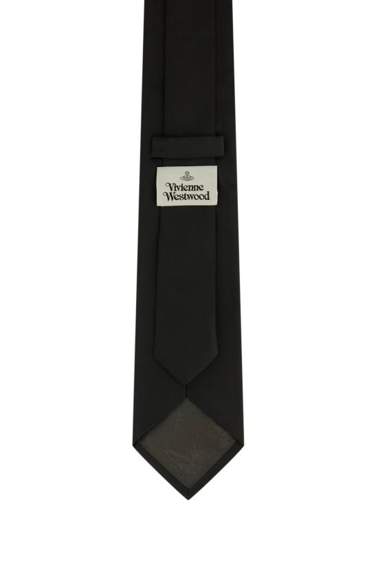 26FW 비비안웨스트우드 넥타이 81050004W01J5 N401 Black - VIVIENNE WESTWOOD