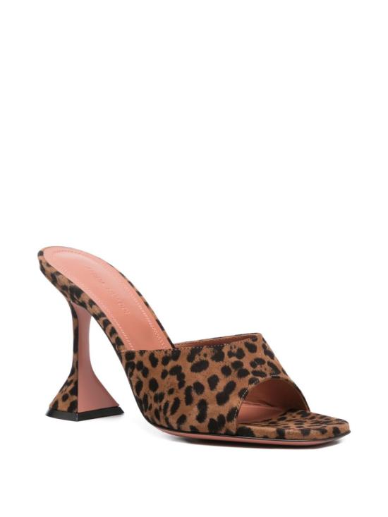 26FW 아미나 무아디 샌들 LUPITASLIPPERSUEDE95 LEOPARD BROWN - AMINA MUADDI