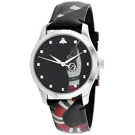  구찌 시계 YA1264007A BLACK