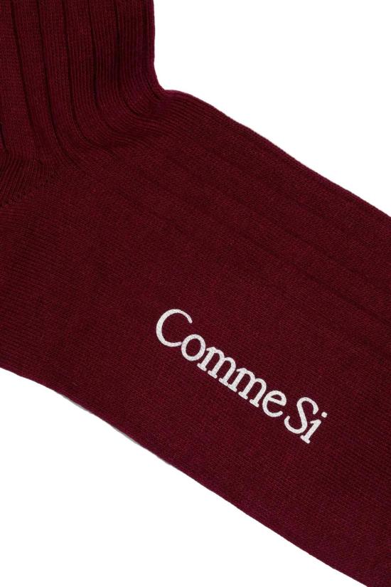  콤 시 양말 꼼 시 이브 삭 마룬 - COMME SI