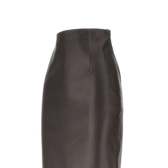 26FW 루루 드 세종 스커트 INGA Brown - LOULOU DE SAISON