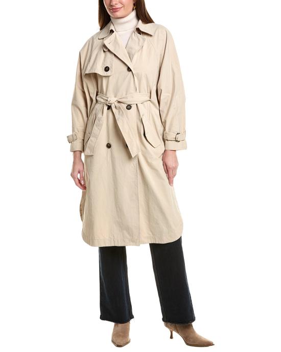  브루넬로 쿠치넬리 트렌치 코트 i186756 BEIGE
