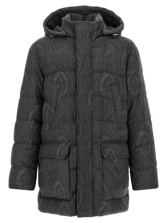 26FW 에트로 패딩 ET346108BM GRAY