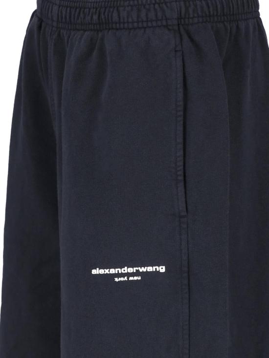 27SS 알렉산더 왕 스트레이트 팬츠 1CC4264065 011 BLACK - ALEXANDER WANG