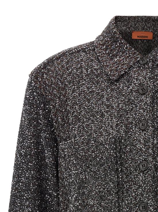 26FW 미소니 블라우스 MI346114BM GRAY - MISSONI