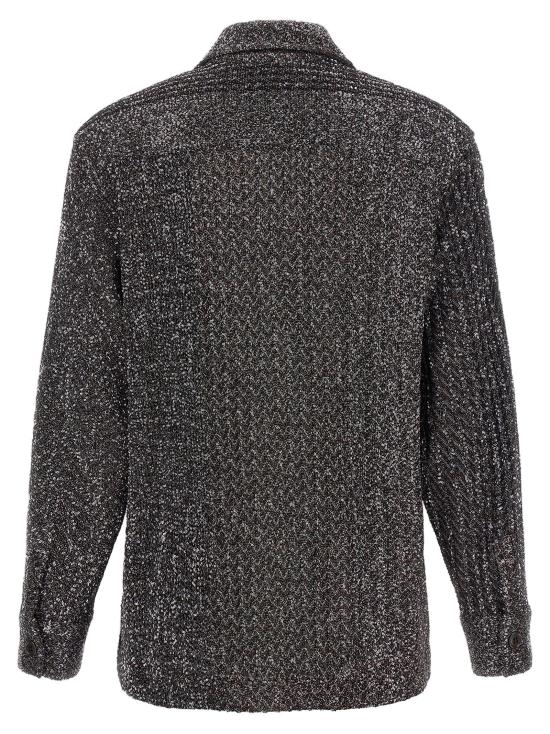 26FW 미소니 블라우스 MI346114BM GRAY - MISSONI