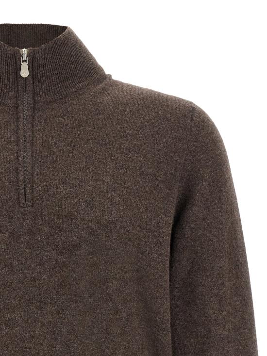  브루넬로 쿠치넬리 스웨터 LDM2200124CU766 BROWN - BRUNELLO CUCINELLI
