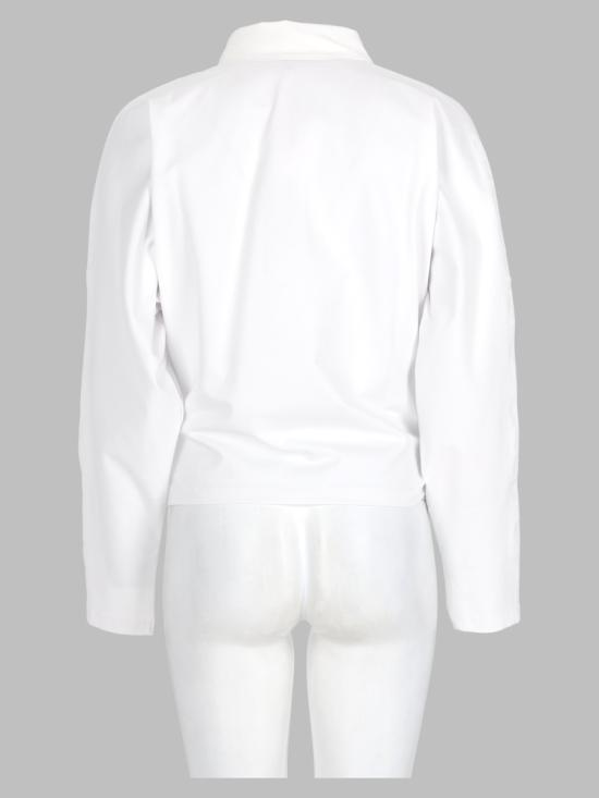 26FW 가니 폴로 티셔츠 A1170009 151 WHITE - GANNI