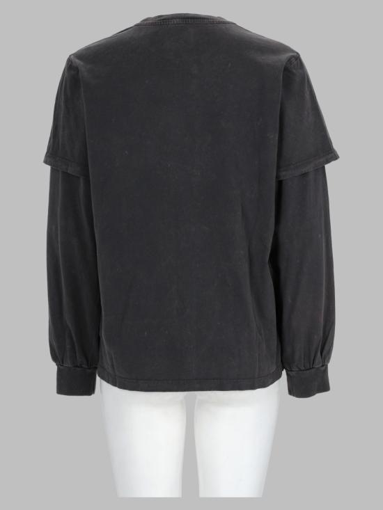 26FW 가니 탑 A1050266 252 CHARCOAL - GANNI