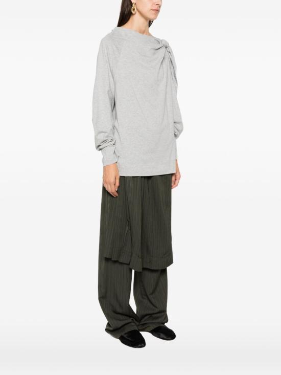 26FW 드리스 반 노튼 반팔 티셔츠 0111184604813 GREY MELANGE - DRIES VAN NOTEN