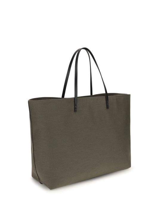 26FW 펜디 롤 라지 스텐실 프린트 캔버스 백 7VA704B209F0ZPQ MILITARY GREEN - FENDI