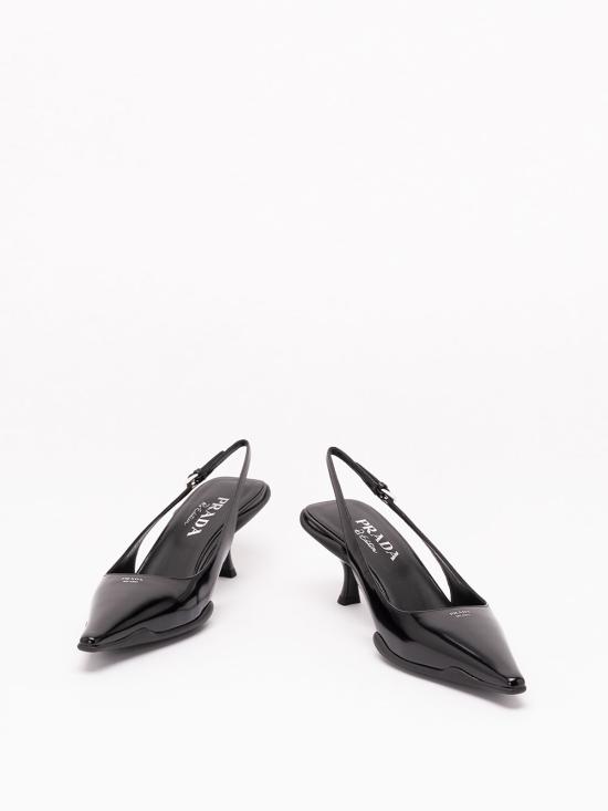 26FW 프라다 브러쉬드 레더 슬링백 펌프스 1I659O055F055F0002 BLACK - PRADA