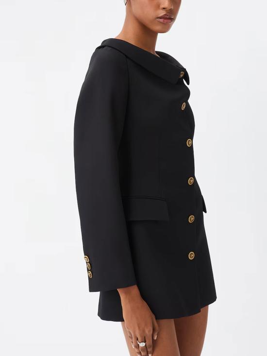 26FW 베르사체 미디 원피스 10269211A177931B000 BLACK - VERSACE