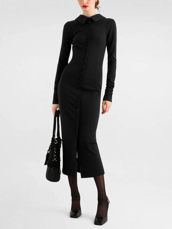26FW 돌체앤가바나 미디 원피스 F632PTFUGVSN0000 BLACK - DOLCE & GABBANA