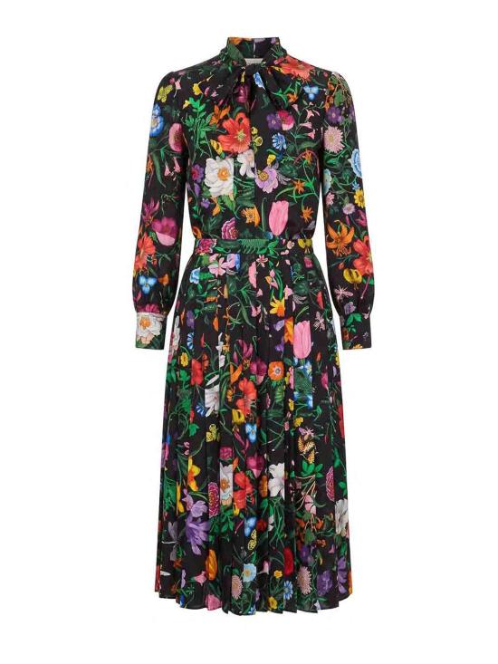 26FW 구찌 미디 원피스 874662ZAUU31066 MULTICOLOUR