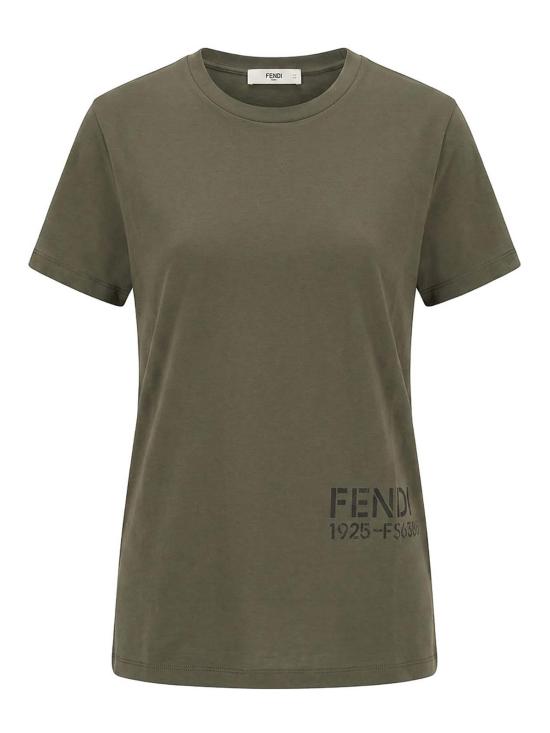 26FW 펜디 반팔 티셔츠 FS6383B19QF0QQ4 DARK GREEN
